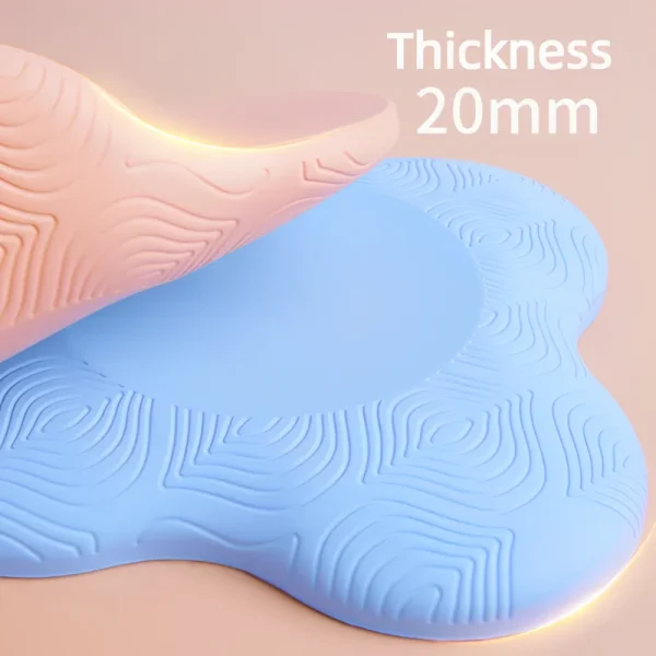 Tpe Thickened Anti Slip Yoga Kneeling Protective Pad Knee Soft Flat Support Slow Rebound Non-Slip Sports Fitness Mat Solid Elbow - Image 4