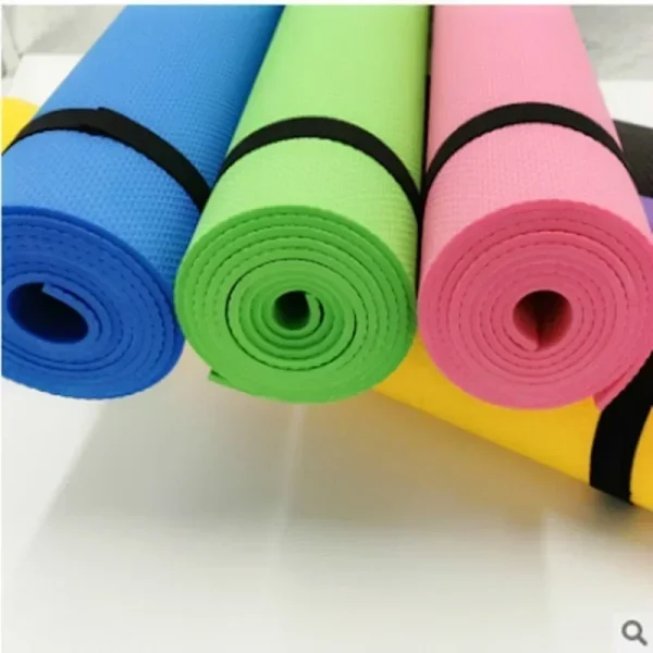 4MM Thick 173cmX61cm Yoga Mats Non-slip Exercise Mat Fitness Tasteless Pilates Workout Gym Mats with Bandage Sports Fitness - Image 3