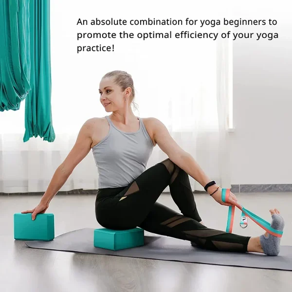 Yoga Building Blocks Cubes Pilates Bricks Reinforcement Mats Sports Yoga Supplies Exercise Home Exercise Equipment Fitness Eva - Image 2