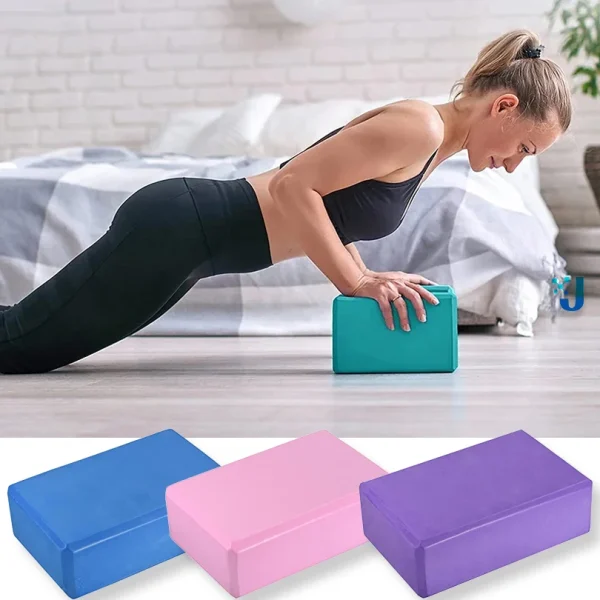 Yoga Blocks Building Cubes Pilates Bricks Sports Yoga Supplies Exercise Fitness Eva Reinforcement Mats Home Exercise Equipment - Image 11