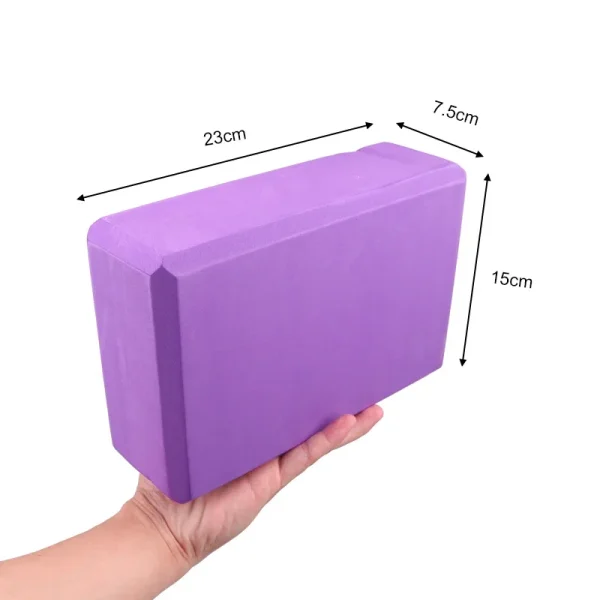 Bodybuilding Equipment Men Women Gym Fitness EVA Yoga Block Colorful Foam Block Brick for Crossfit Exercise Workout Training