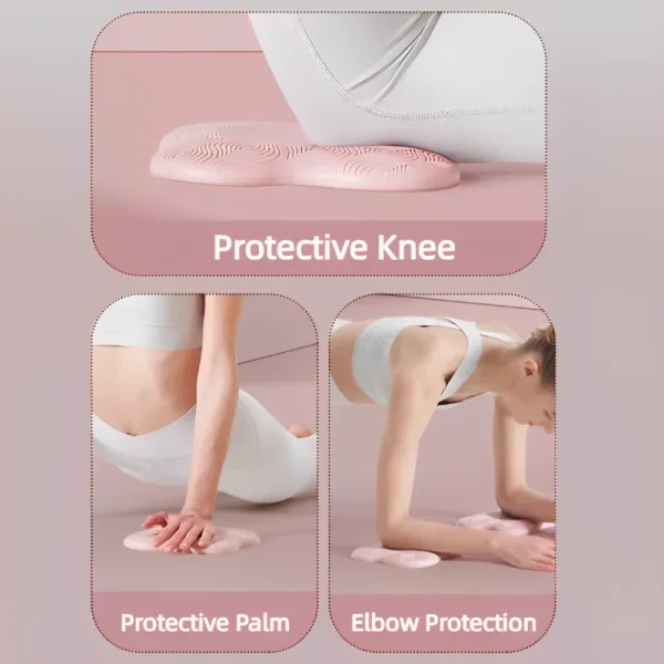 Tpe Thickened Anti Slip Yoga Kneeling Protective Pad Knee Soft Flat Support Slow Rebound Non-Slip Sports Fitness Mat Solid Elbow - Image 6