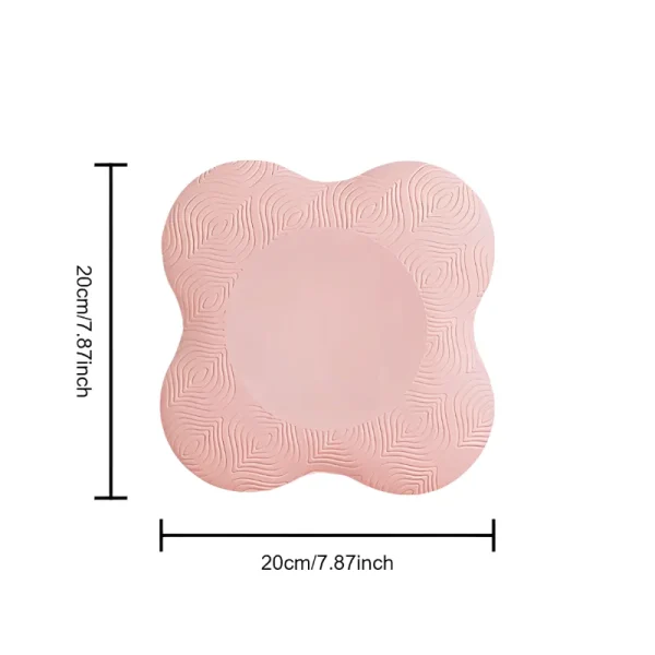 Tpe Thickened Anti Slip Yoga Kneeling Protective Pad Knee Soft Flat Support Slow Rebound Non-Slip Sports Fitness Mat Solid Elbow - Image 2